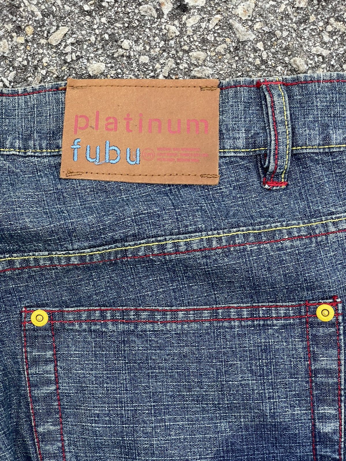 Fubu Fubu x Harlem Globetrotters Baggy Jeans Streetwear Size US 36 / EU 52 - 14 Thumbnail