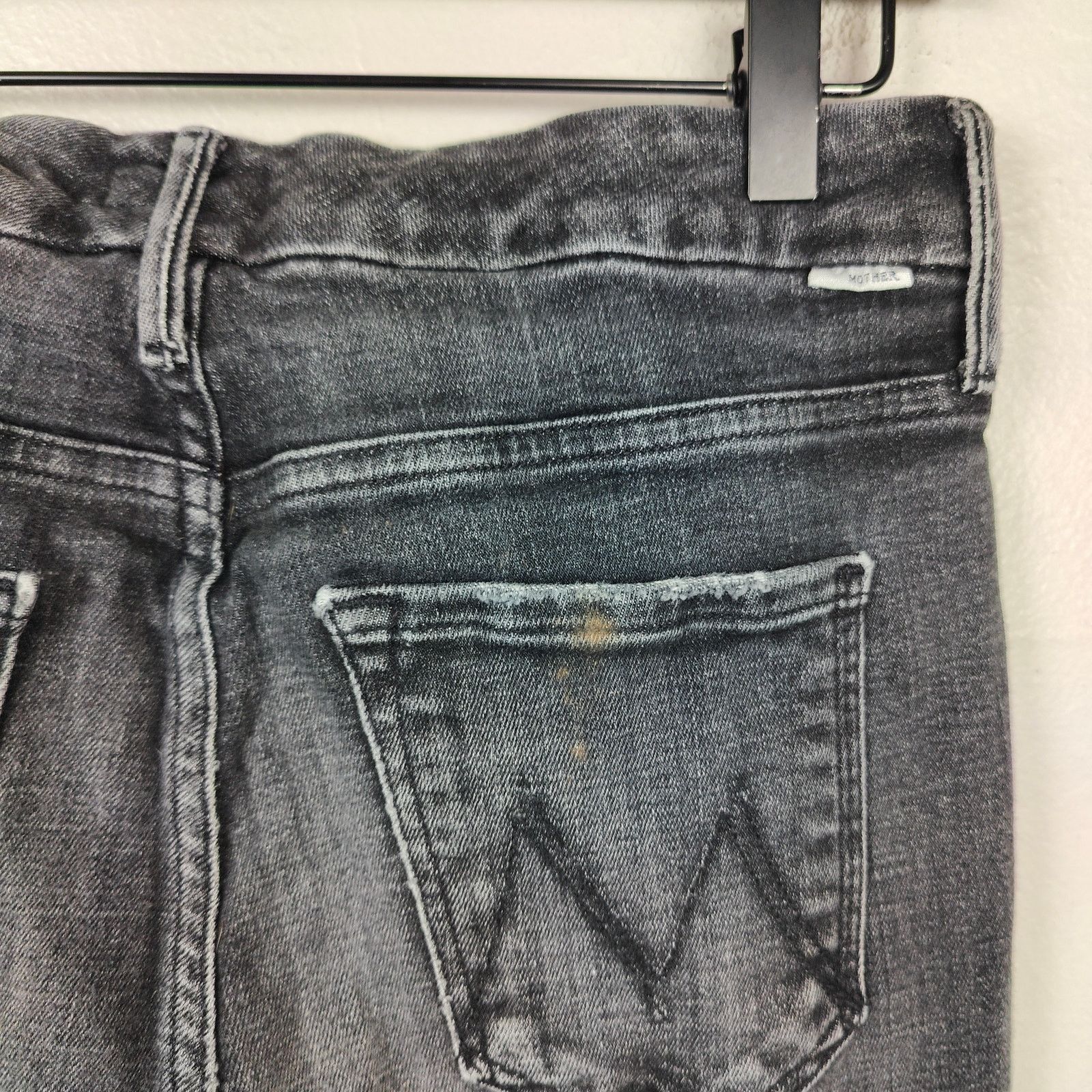 MOTHER Mother The Looker Ankle Fray Jeans Womens 27 Stargazing Size 27" / US 4 / IT 40 - 6 Thumbnail