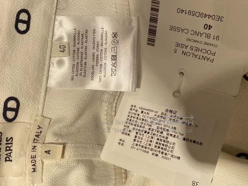 Hermes Hermes Pig nose print denim pants Size 26" / US 2 / IT 38 - 5 Thumbnail