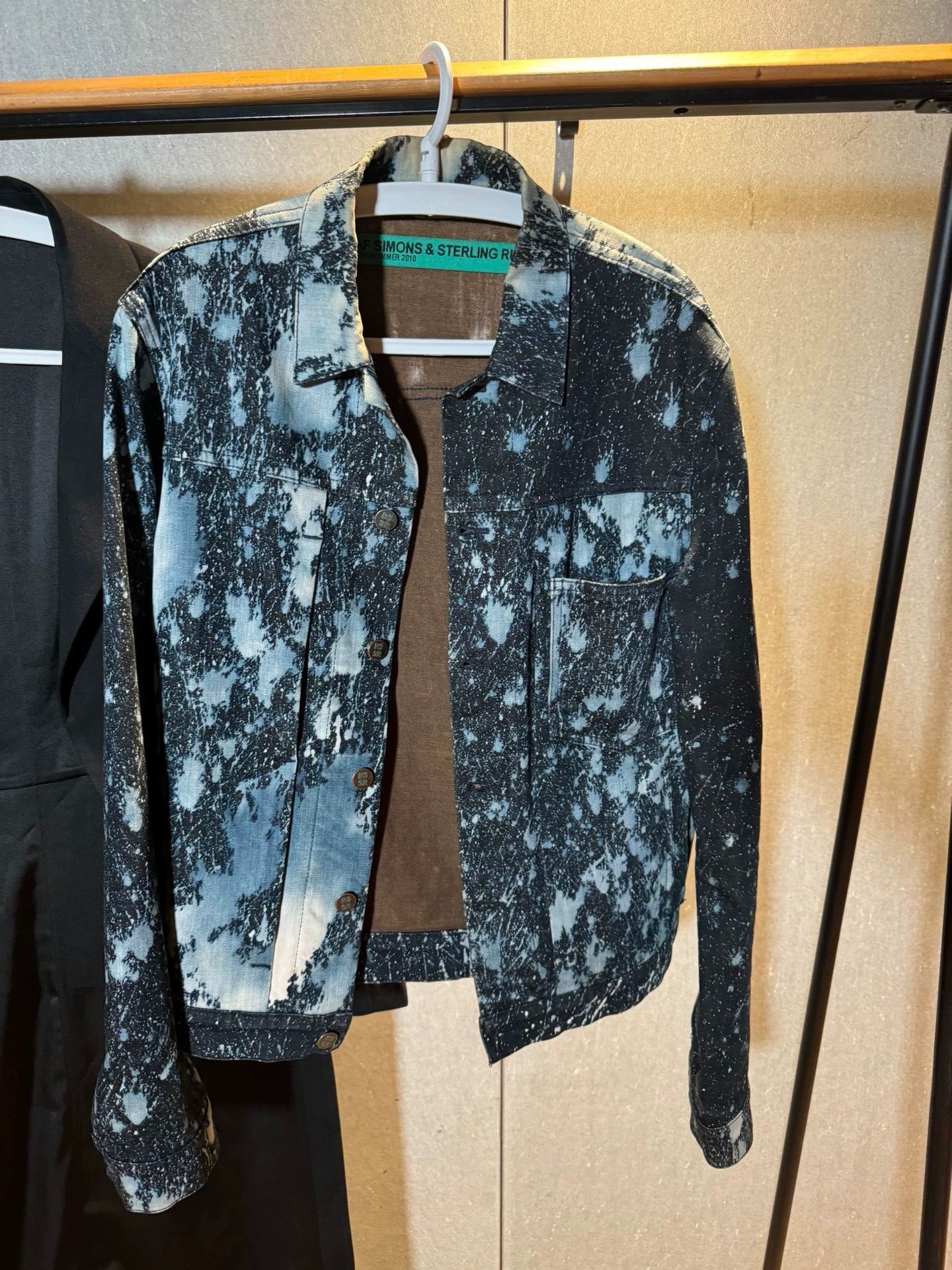 Raf Simons Raf Simons Splash denim jacket Size US L / EU 52-54 / 3 - 1 Thumbnail