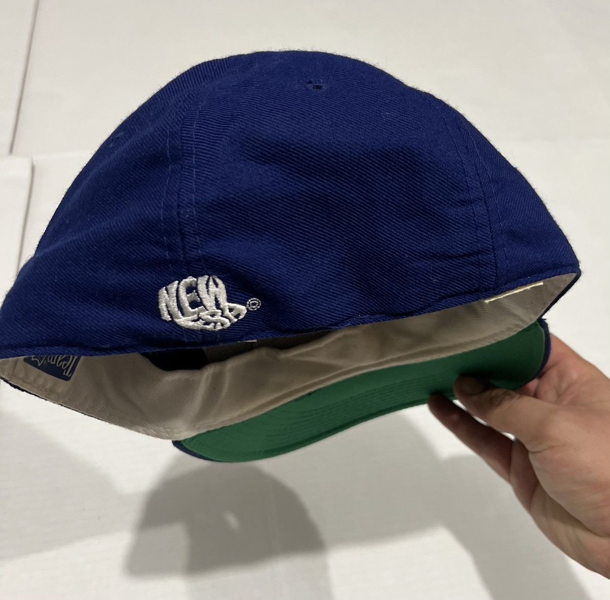 New Era Vintage 90s Detroit Lions New Era Hat Fitted 7 1/2 Wool Size ONE SIZE - 4 Thumbnail