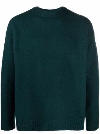 Jil Sander Dark Green Virgin Wool Sweater Size US M / EU 48-50 / 2 - 1 Preview