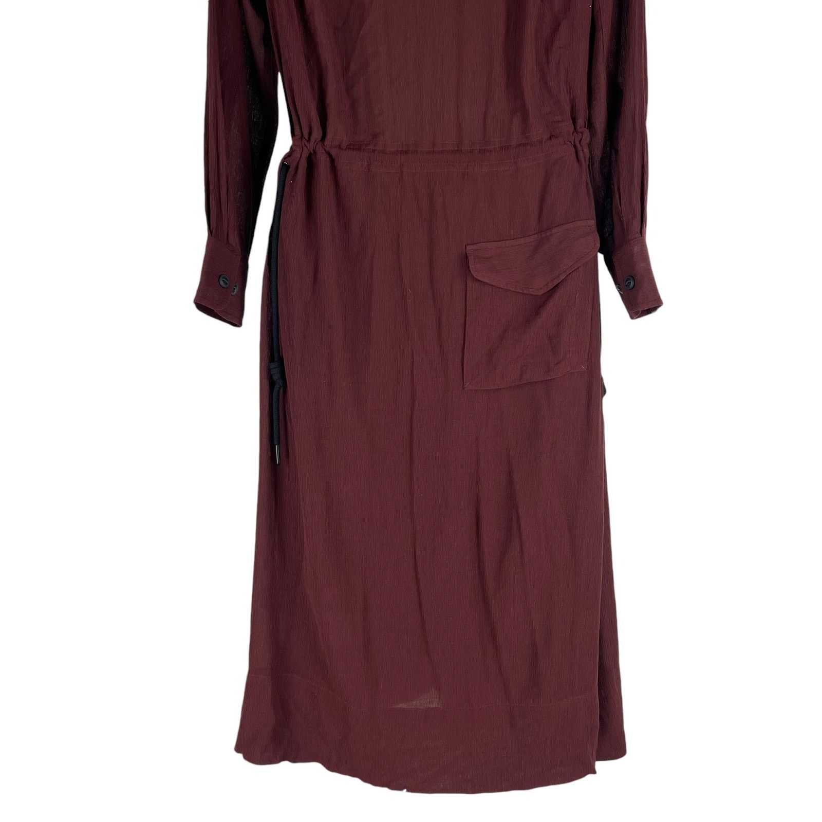 Rag & Bone Rag & Bone Oasis Button Down Shirt Dress Deep Red Size XXS Size XXS / US 00 / IT 34 - 9 Thumbnail
