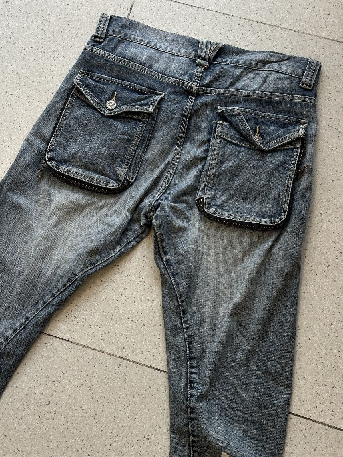 PPFM PPFM 90s Banana Curve Cut Denim Pants Size US 32 / EU 48 - 6 Thumbnail