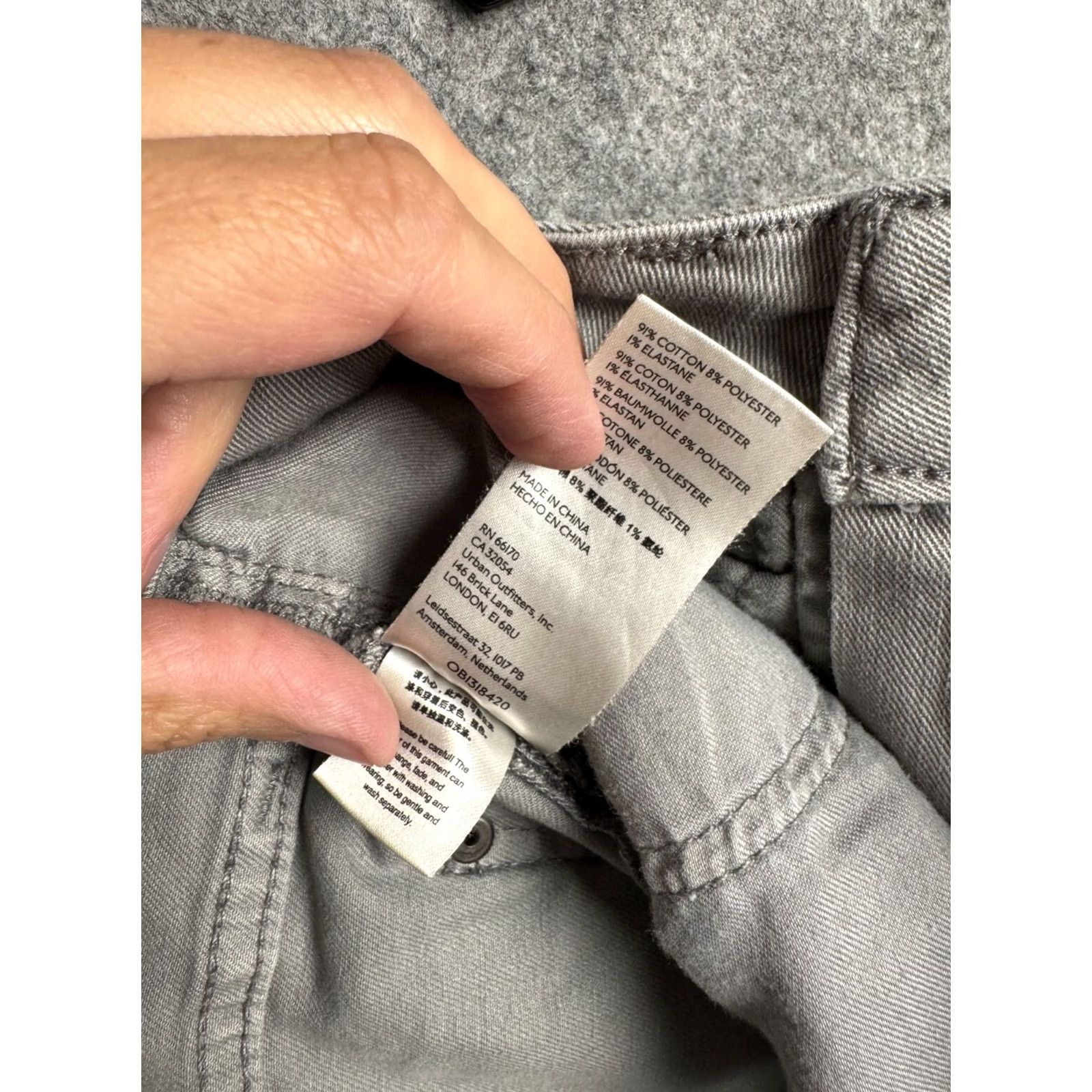 Anthropologie Anthropologie Jeans Womens 27 Gray Maeve Size Wide Leg High Rise Boho Relaxed Marine Size 27" / US 4 / IT 40 - 4 Thumbnail