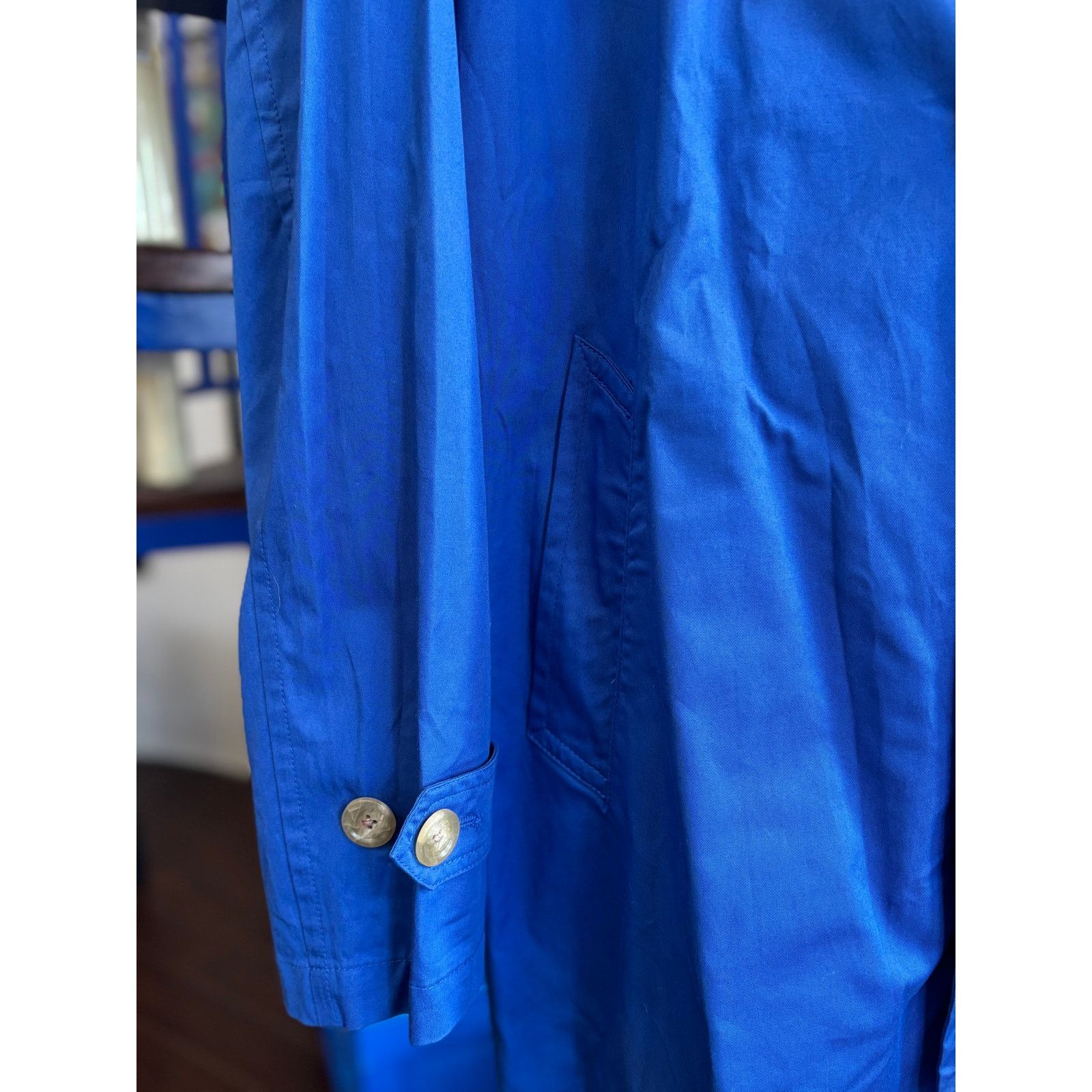 Takeo Kikuchi Takeo Kikuchi Japan Blue Button-Up Lightweight Coat (XL) Size US XL / EU 56 / 4 - 5 Thumbnail