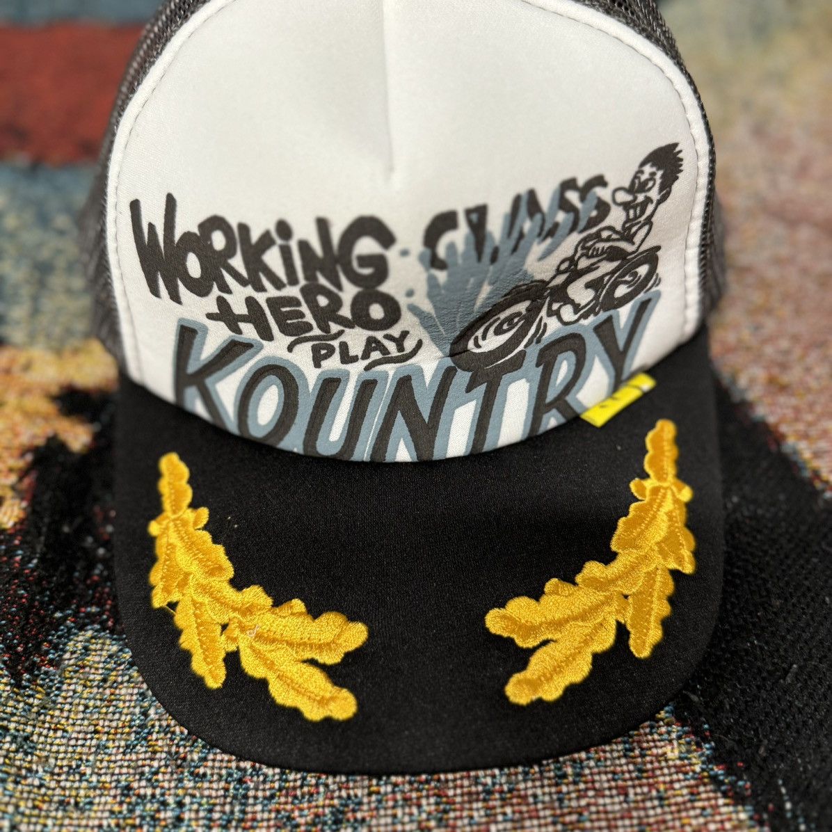 Kapital × Kapital Kountry KAPITAL WORKING CLASS HERO TRUCKER HAT