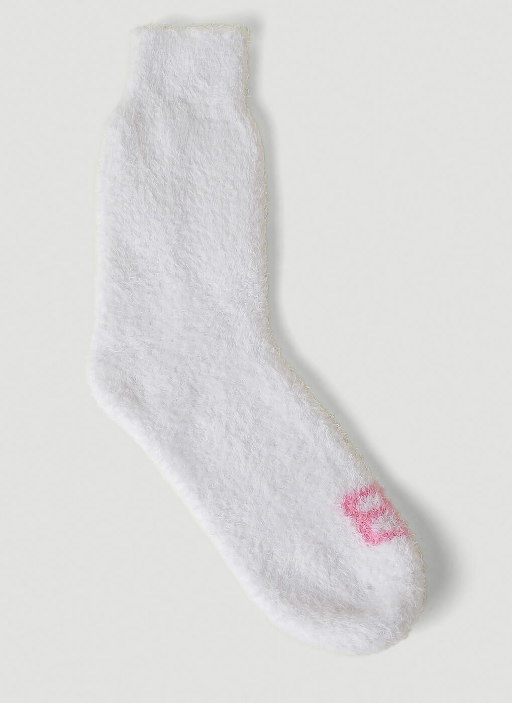 Balenciaga o1w1db10125 Size: OS / BB Homewear Socks in White Size ONE SIZE - 4 Thumbnail