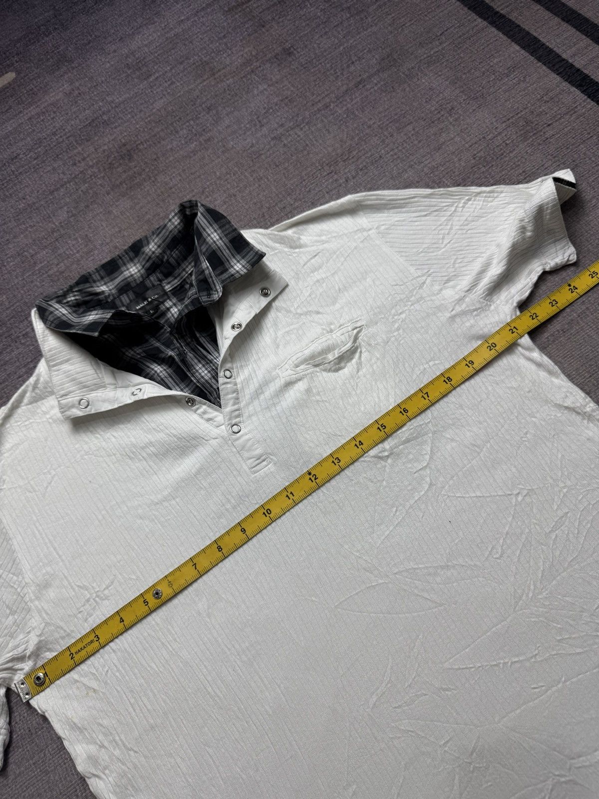 20471120 MALE.co DOUBLE LAYER SHIRT Size US L / EU 52-54 / 3 - 7 Thumbnail