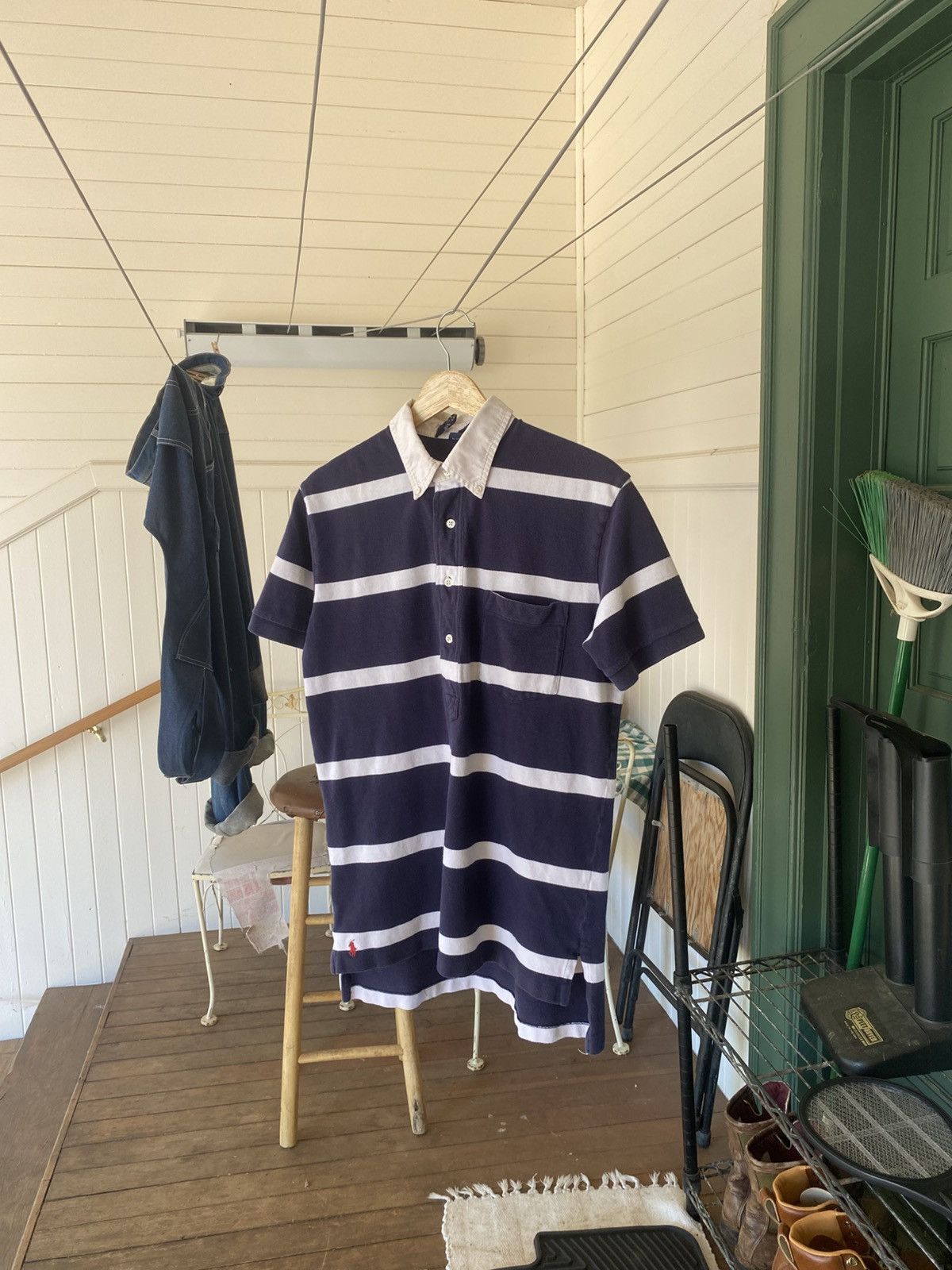 Polo Ralph Lauren 1994 Polo Ralph Lauren vintage Polo shirt Size US S / EU 44-46 / 1 - 1 Thumbnail