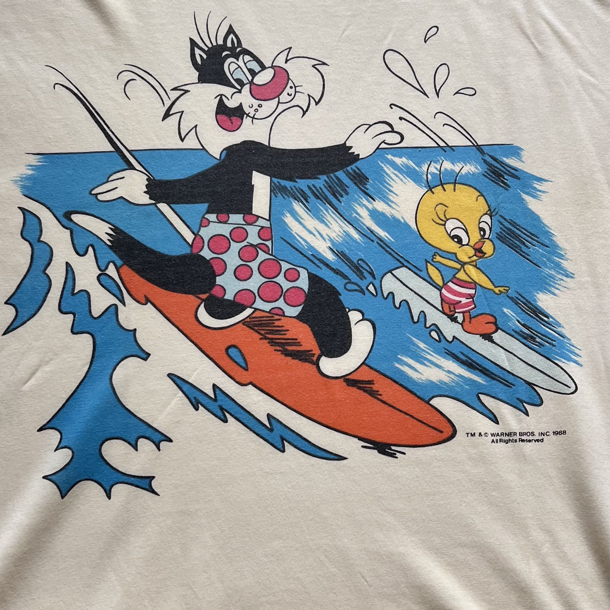 Vintage Vintage Looney Tunes Tweety Bird Cartoon Promo T-Shirt XXL Size US XXL / EU 58 / 5 - 2 Thumbnail