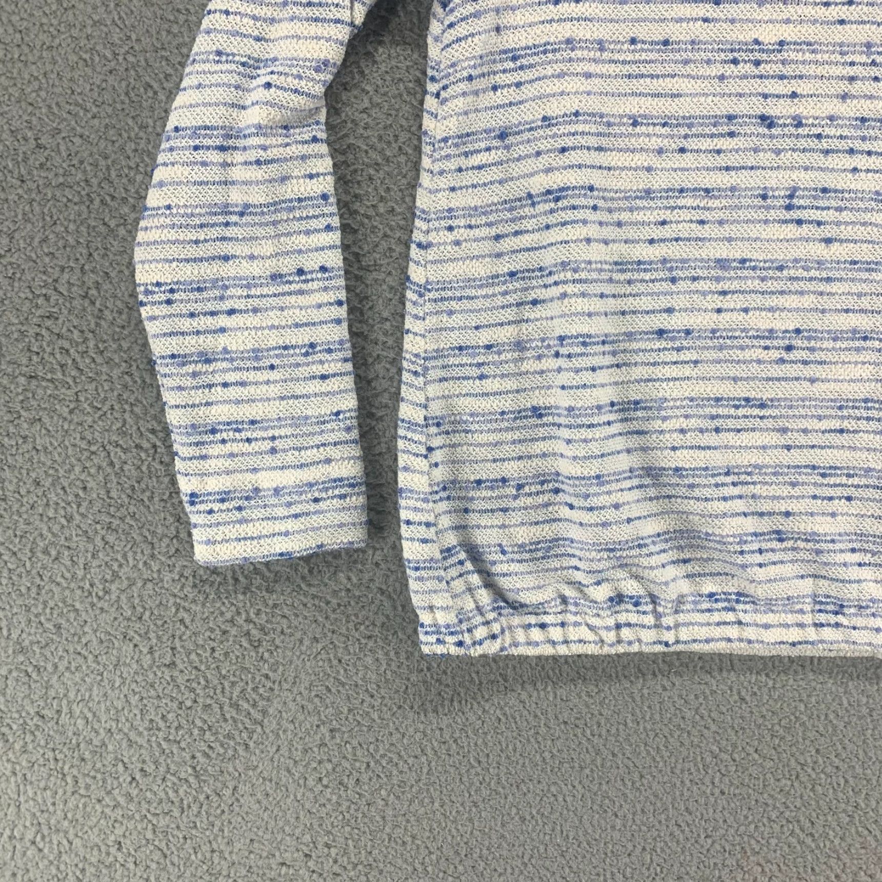 Loft Loft Sweater Small Blue Pullover Striped Casual Long Sleeve Top Womens Size S / US 4 / IT 40 - 5 Thumbnail
