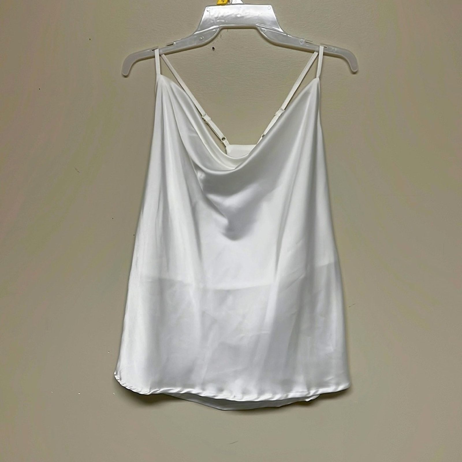 FOR OTHERS NWT- She + Sky Ivory Silky Camisole Size L / US 10 / IT 46 - 6 Thumbnail