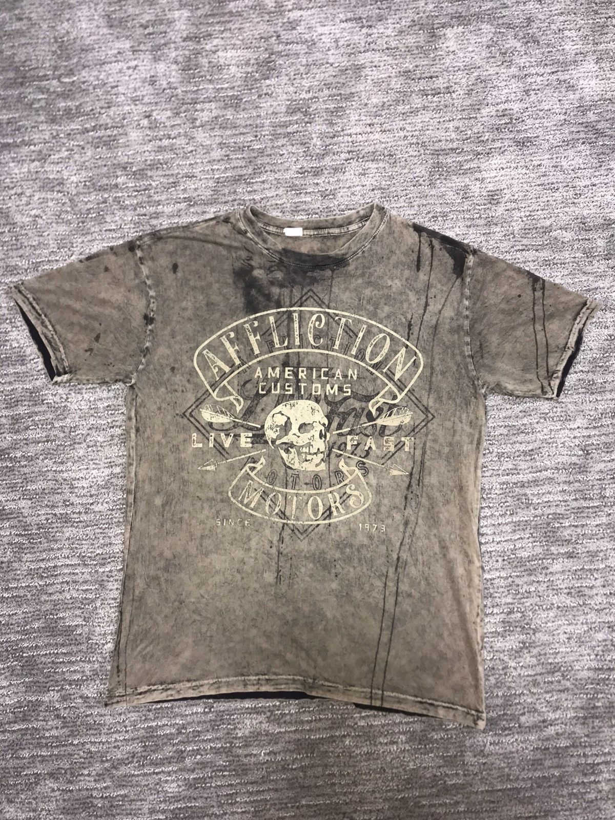 Affliction × Vintage REVERSIBLE AFFLICTION T-SHIRT Size US L / EU 52-54 / 3 - 1 Thumbnail