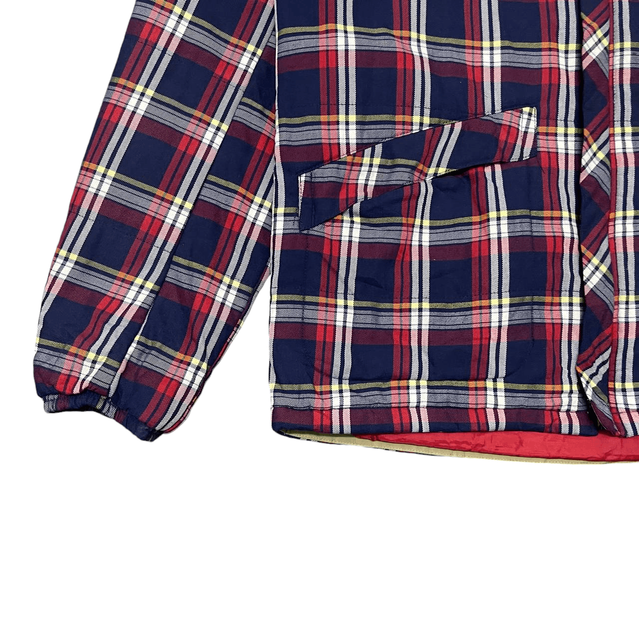 Adidas Vintage Adidas Neo 3 Striped Checkered Hooded Jacket Size US L / EU 52-54 / 3 - 3 Thumbnail
