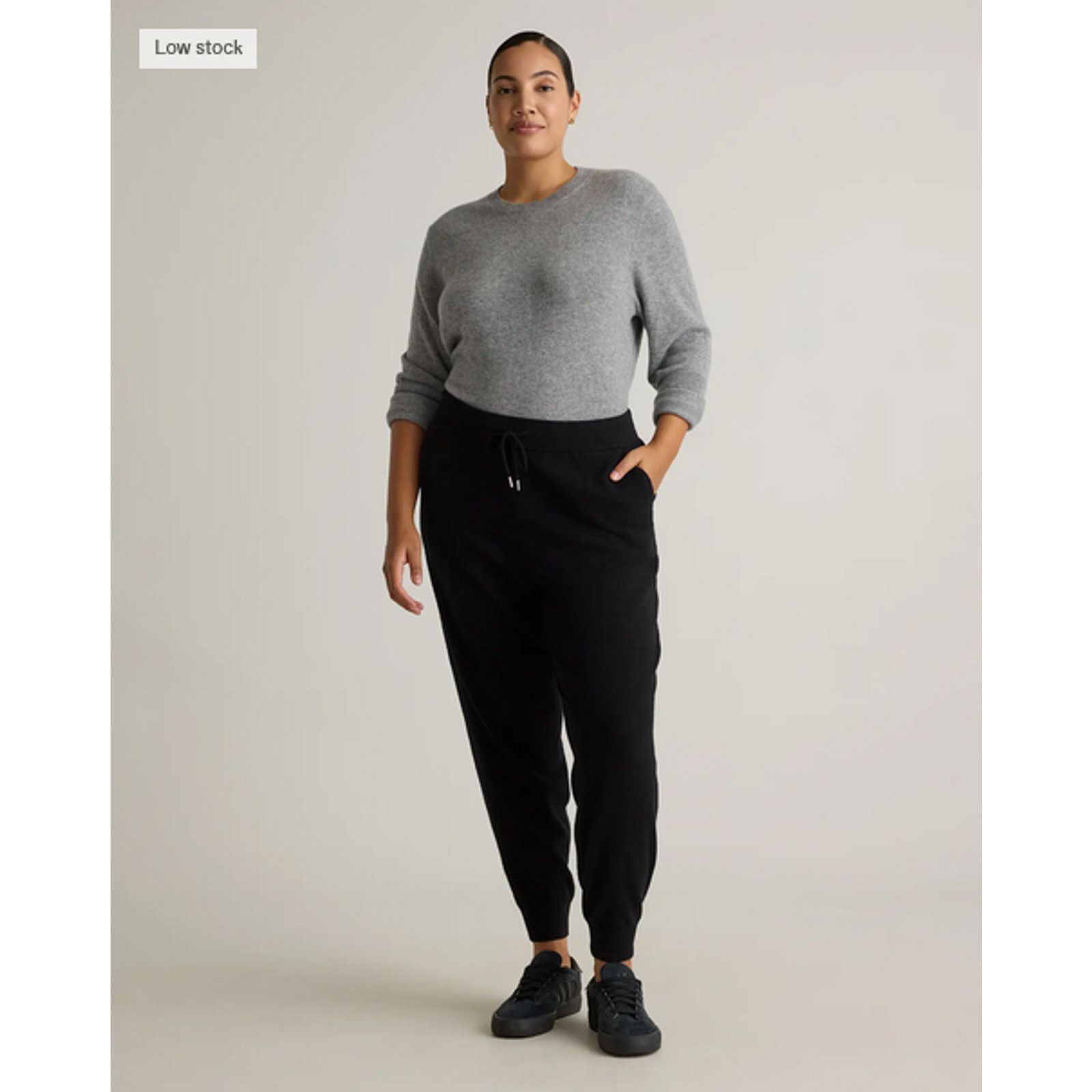 Quince Quince Mongolian Cashmere Sweatpants Navy S NWT Size 34" / US 12 / IT 48 - 4 Thumbnail