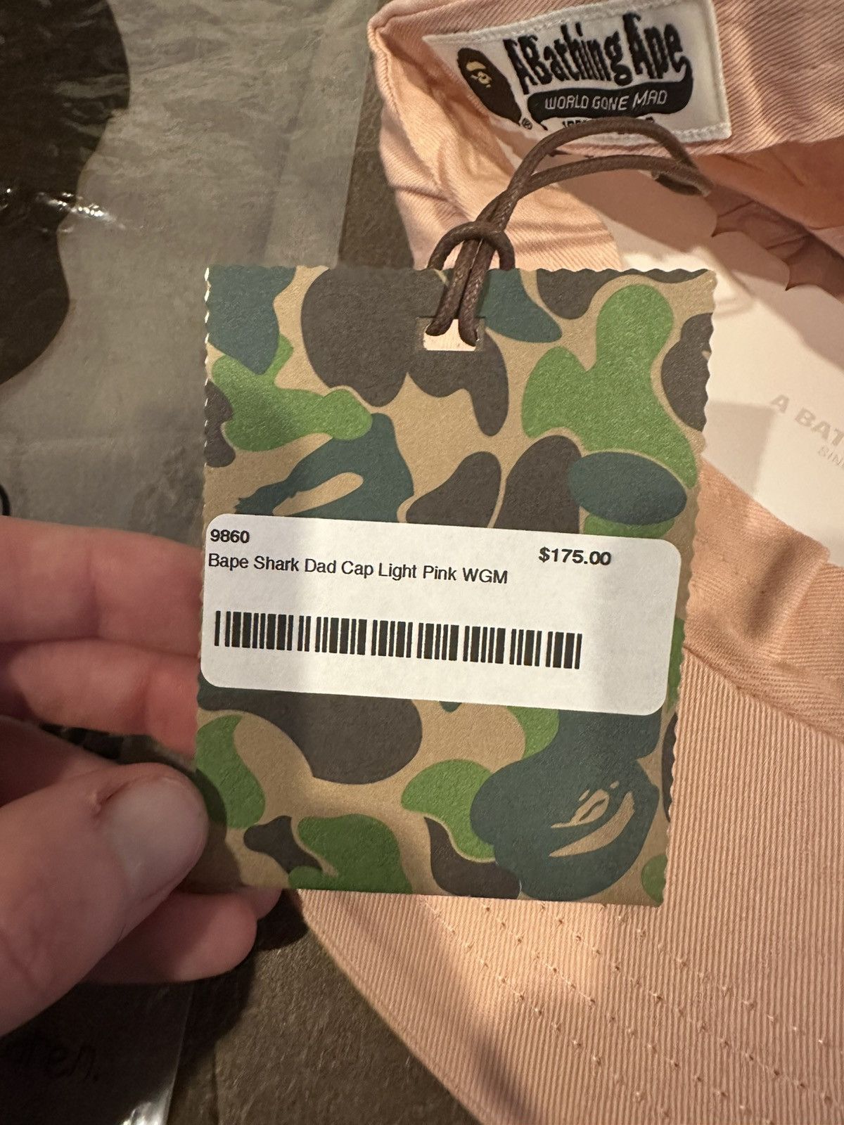 Bape Bape shark dad hat Size ONE SIZE - 4 Thumbnail