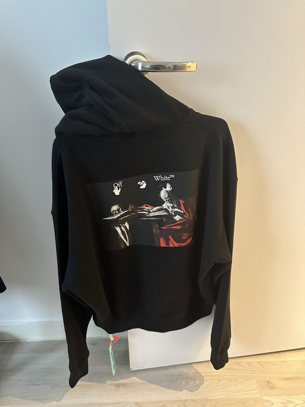 Off-White Caravaggio Paint Over Hoodie | Grailed