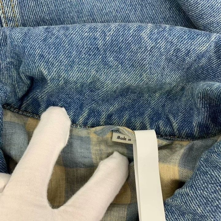 Gucci Gucci Blue Logo Embroidered Denim Jacket Size US L / EU 52-54 / 3 - 9 Thumbnail