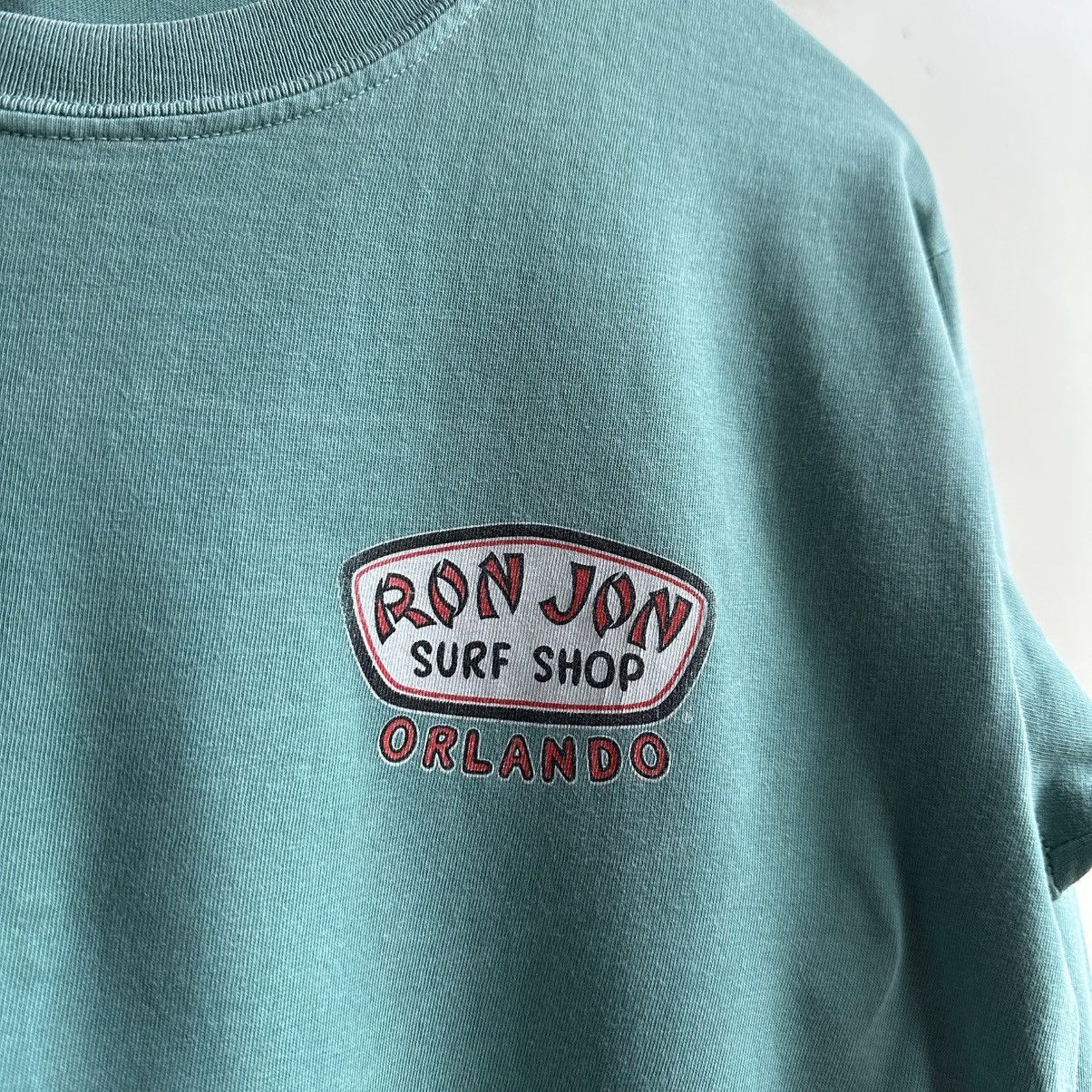 Ron Jon Surf Shop × Vintage 🇺🇸 Vintage 90s Ron Jon Surf Shop Orlando Long Sleeve Shirt Size US S / EU 44-46 / 1 - 6 Thumbnail