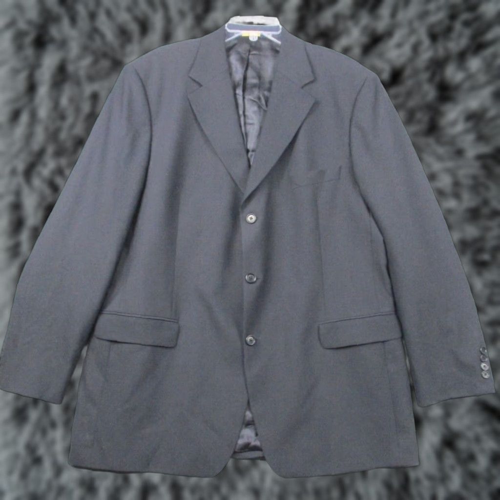 Brooks Brothers Brooks Brothers Jacket 346 Wool 46 L Dark Gray Stretch Sport Coat Mens Regular 46 Gray Vintage 90s Size US S / EU 44-46 / 1 - 1 Thumbnail