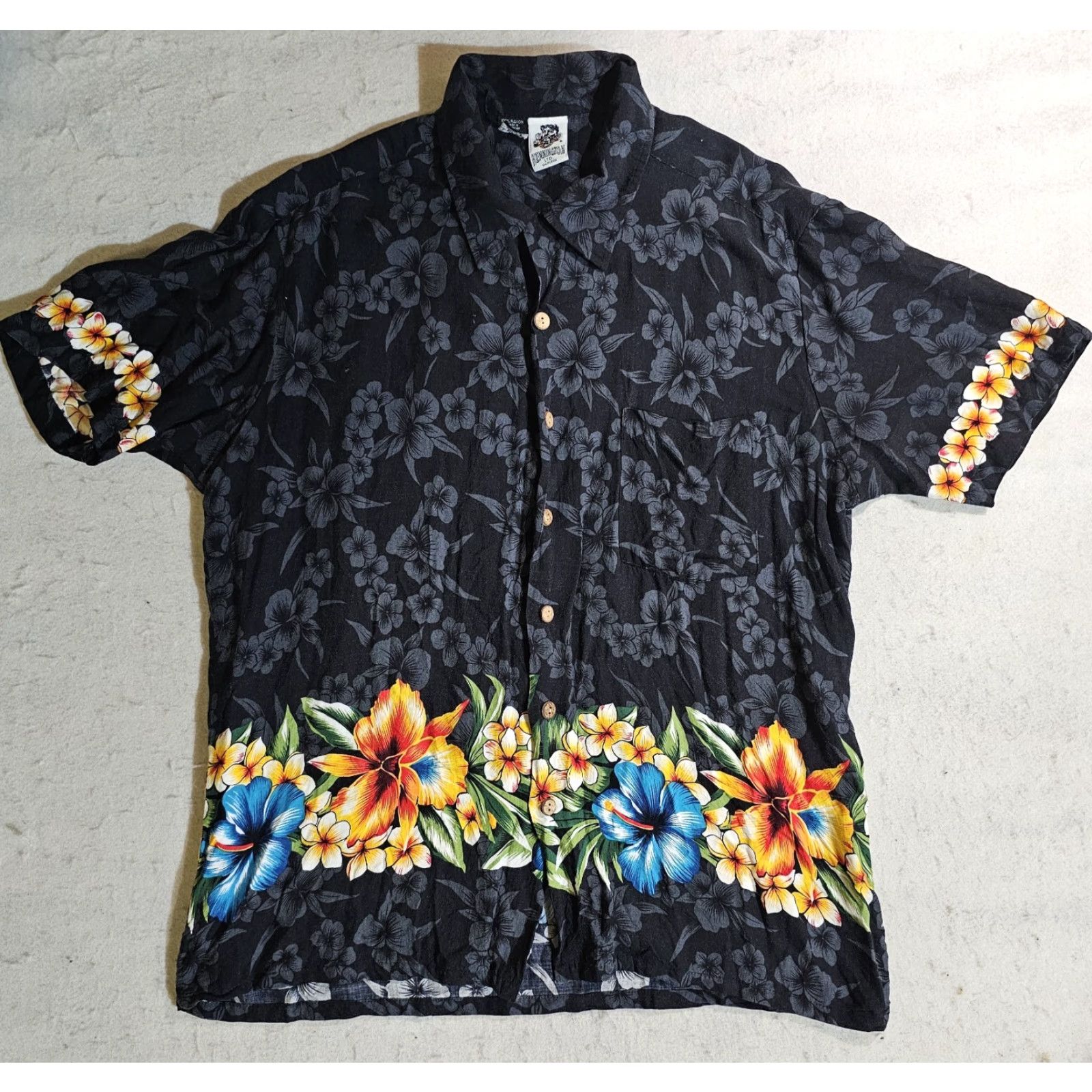 Vintage VINTAGE Kennington Hawaiian Camp Shirt Button-Up Mens XL Floral Design Size US XL / EU 56 / 4 - 2 Thumbnail