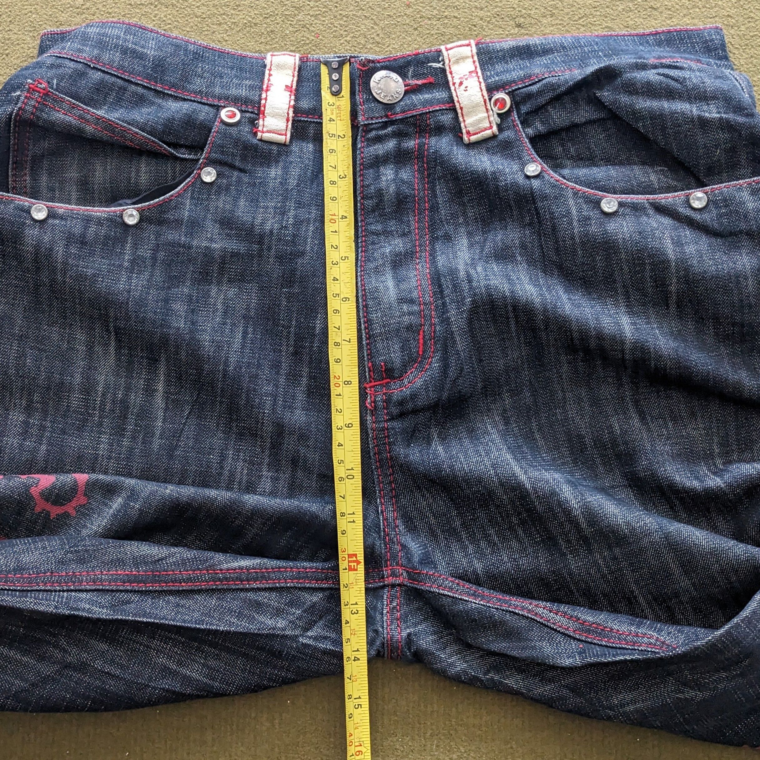 Japanese Brand Vintage K.A.D Designer Brand Denim Jeans Size US 32 / EU 48 - 7 Thumbnail