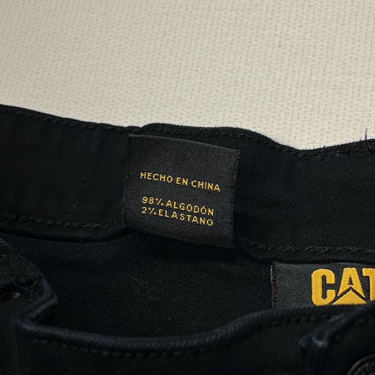 Caterpillar Cat Caterpillar Pants Black Carpenter Double Knee Workwear Size US 36 / EU 52 - 11 Thumbnail
