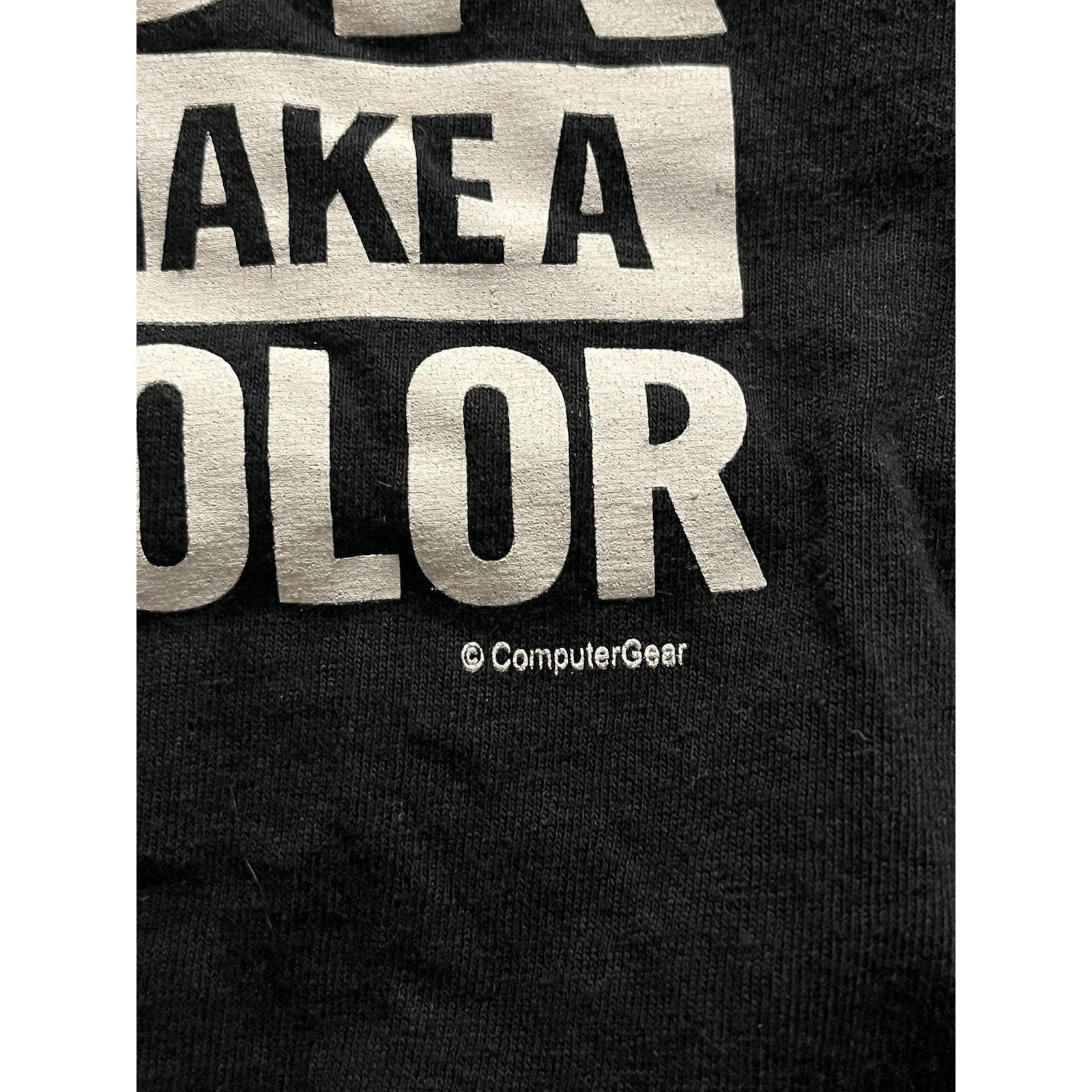 Gildan Gildan ComputerGear “I Will Wear Black” Graphic Tee – Medium Size M / US 6-8 / IT 42-44 - 4 Thumbnail