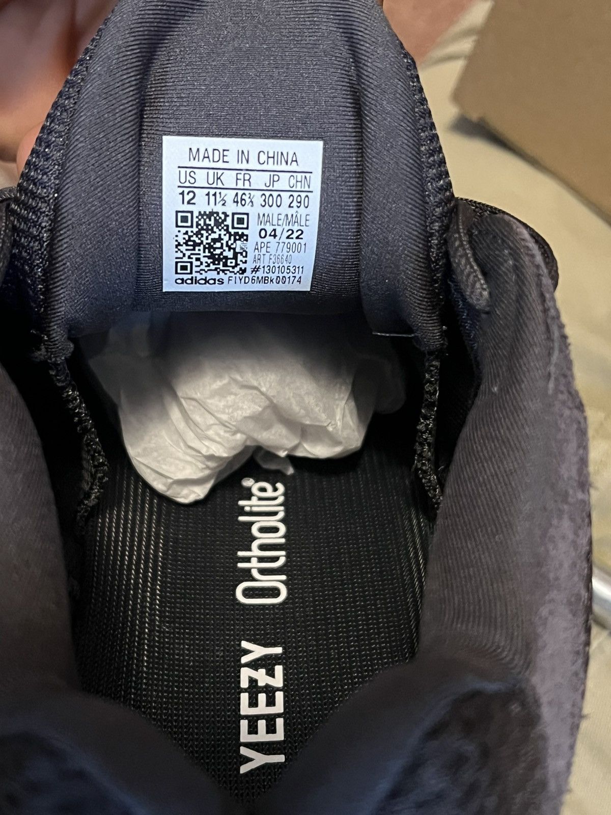 Yeezy Yeezy 500 Utility Black (2023) Size US 12 / EU 45 - 12 Thumbnail