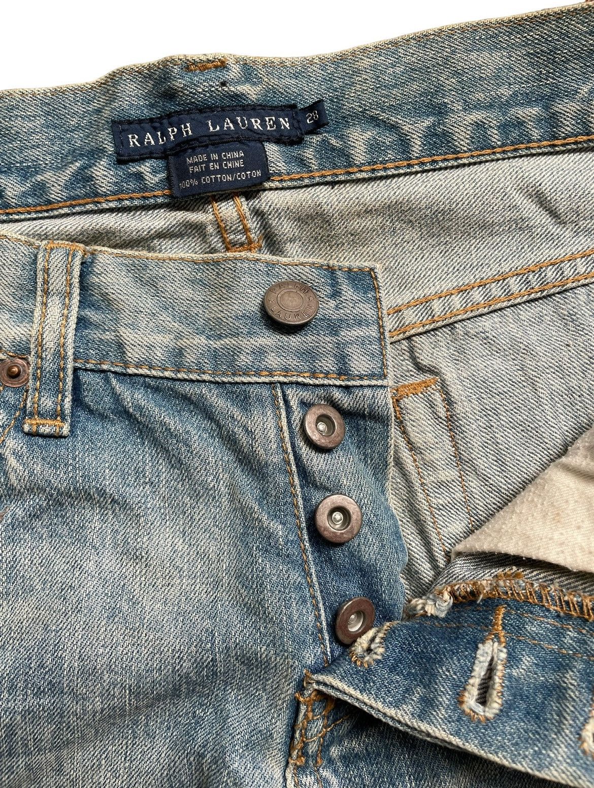 Ralph Lauren Vintage Ralph Lauren Custom Patchwork Jeans Size 28" / US 6 / IT 42 - 7 Thumbnail