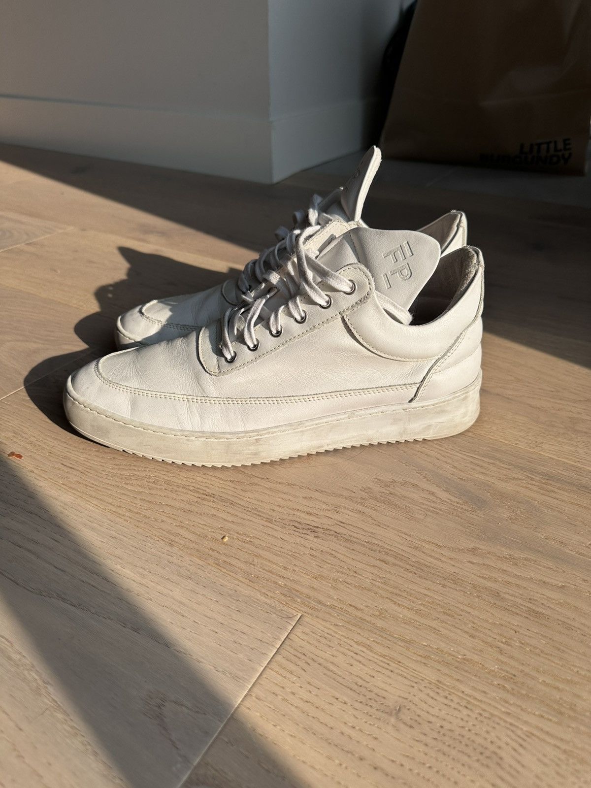 Filling Pieces Filling Pieces White ripple nubuck leather Size US 8.5 / EU 41-42 - 2 Thumbnail