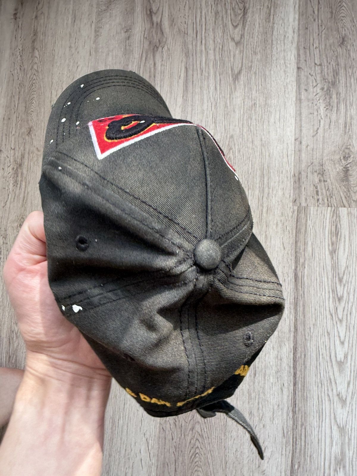 Dsquared2 Dsquared2 Black Baseball Cap AUTHENTIC distressed sun faded Size ONE SIZE - 9 Thumbnail