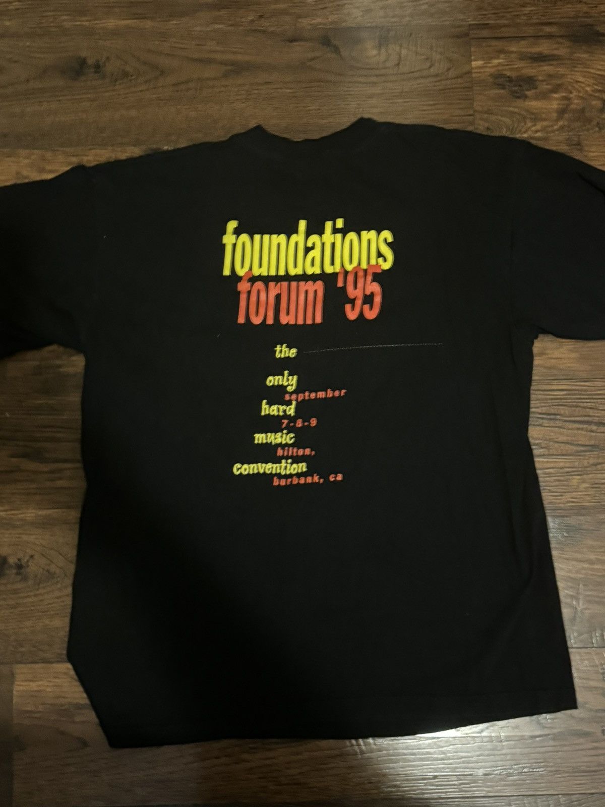Japanese Brand × Vintage Authentic 1995 Foundations Forum tee Size US L / EU 52-54 / 3 - 4 Thumbnail