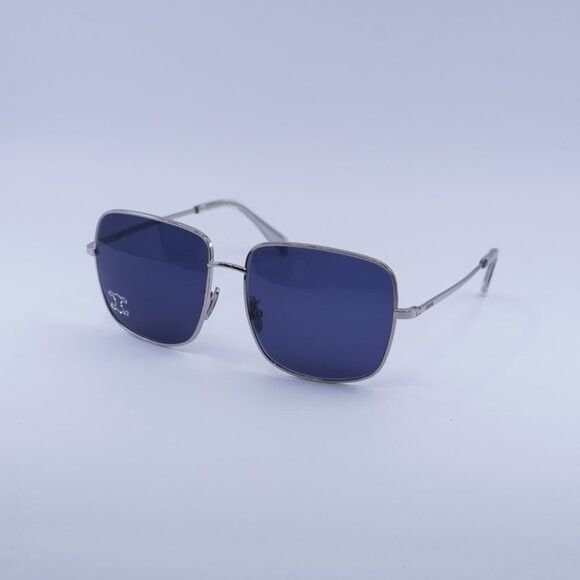 Celine Celine CL40284U 16V Sunglasses Palladium Square Frame Size ONE SIZE - 5 Thumbnail