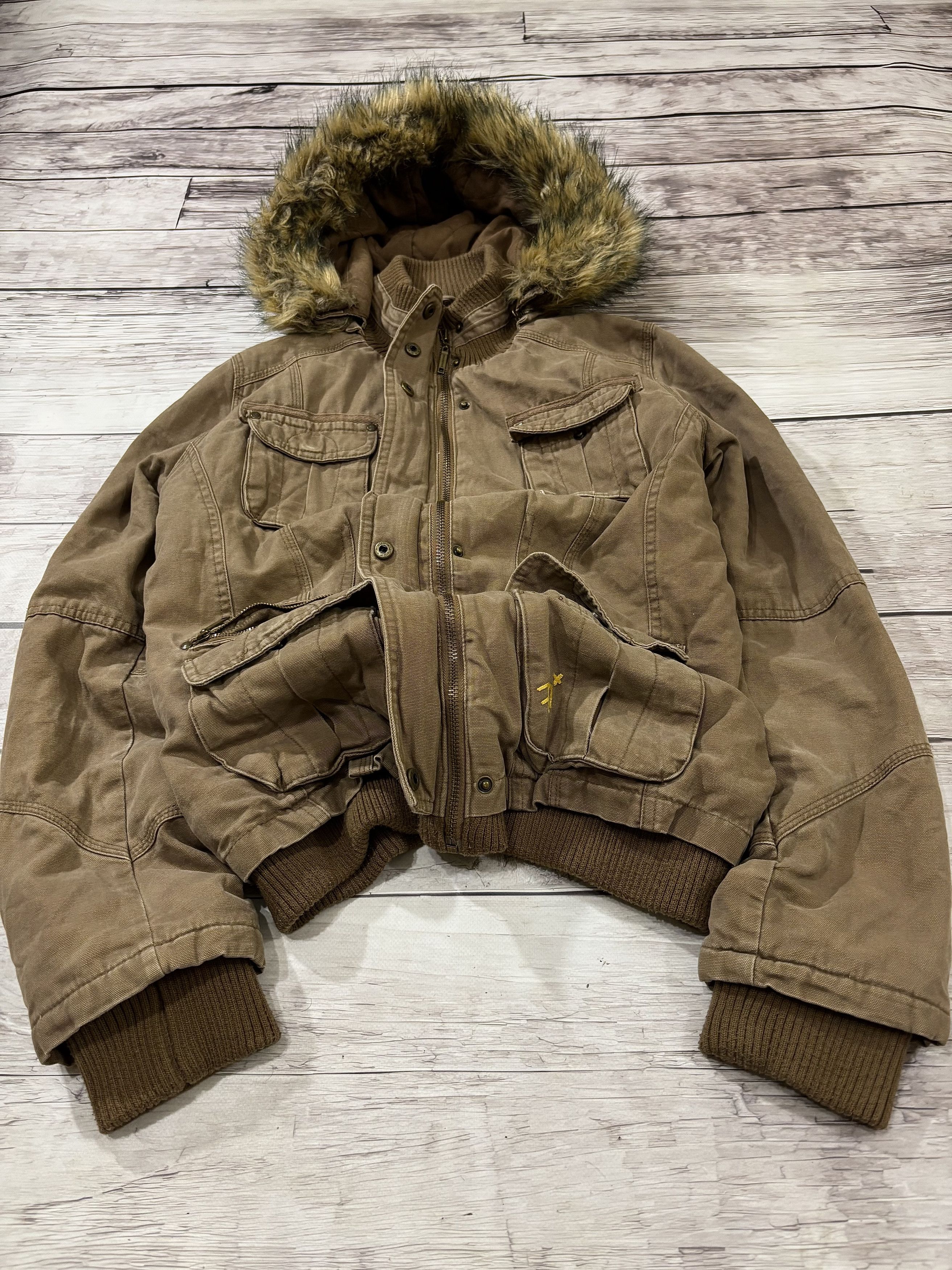 🔥JUNYA WATANABE IF WAS SIX NINE STYLE CROPPED FUR JACKET