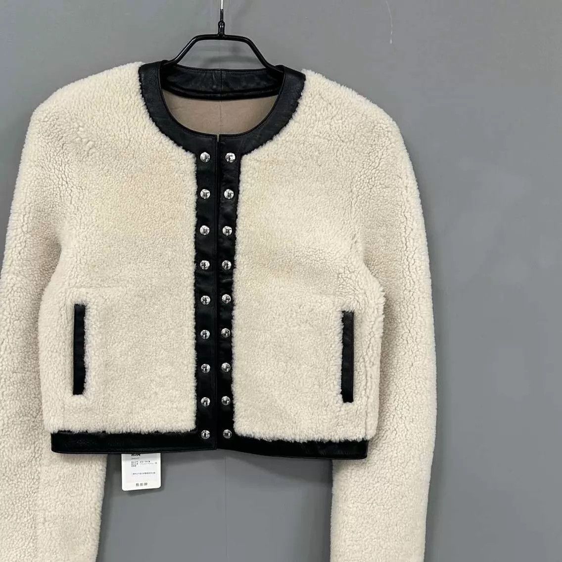 Louis Vuitton LV Shearling Fur-Lined Jacket Women's 36 99 New Size XS / US 0-2 / IT 36-38 - 2 Thumbnail