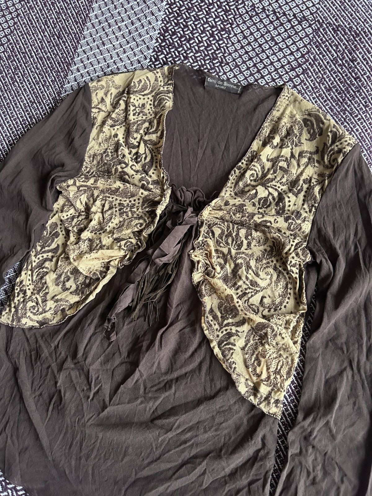 Cop Copine Vintage Women Long Sleeve Y2K Tee Cop Copine Style Boho Vibe Size S / US 4 / IT 40 - 4 Thumbnail