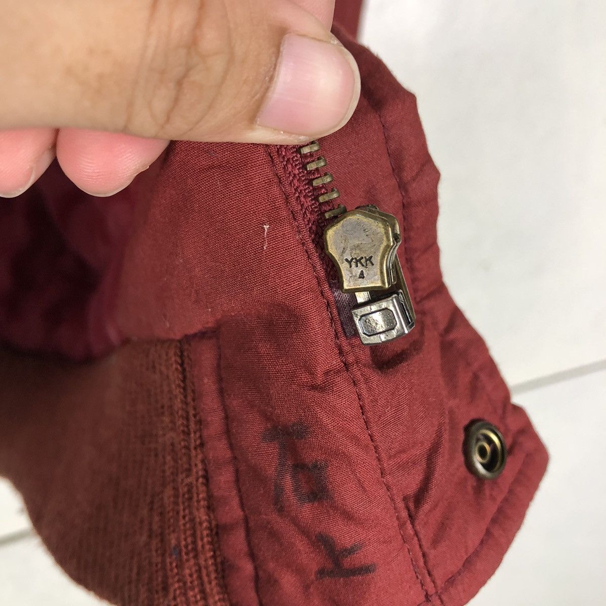 Japanese Brand × Vintage 📌Vintage Suede Bomber Jacket Zipper Inspire Issey Miyake Size US M / EU 48-50 / 2 - 19 Thumbnail