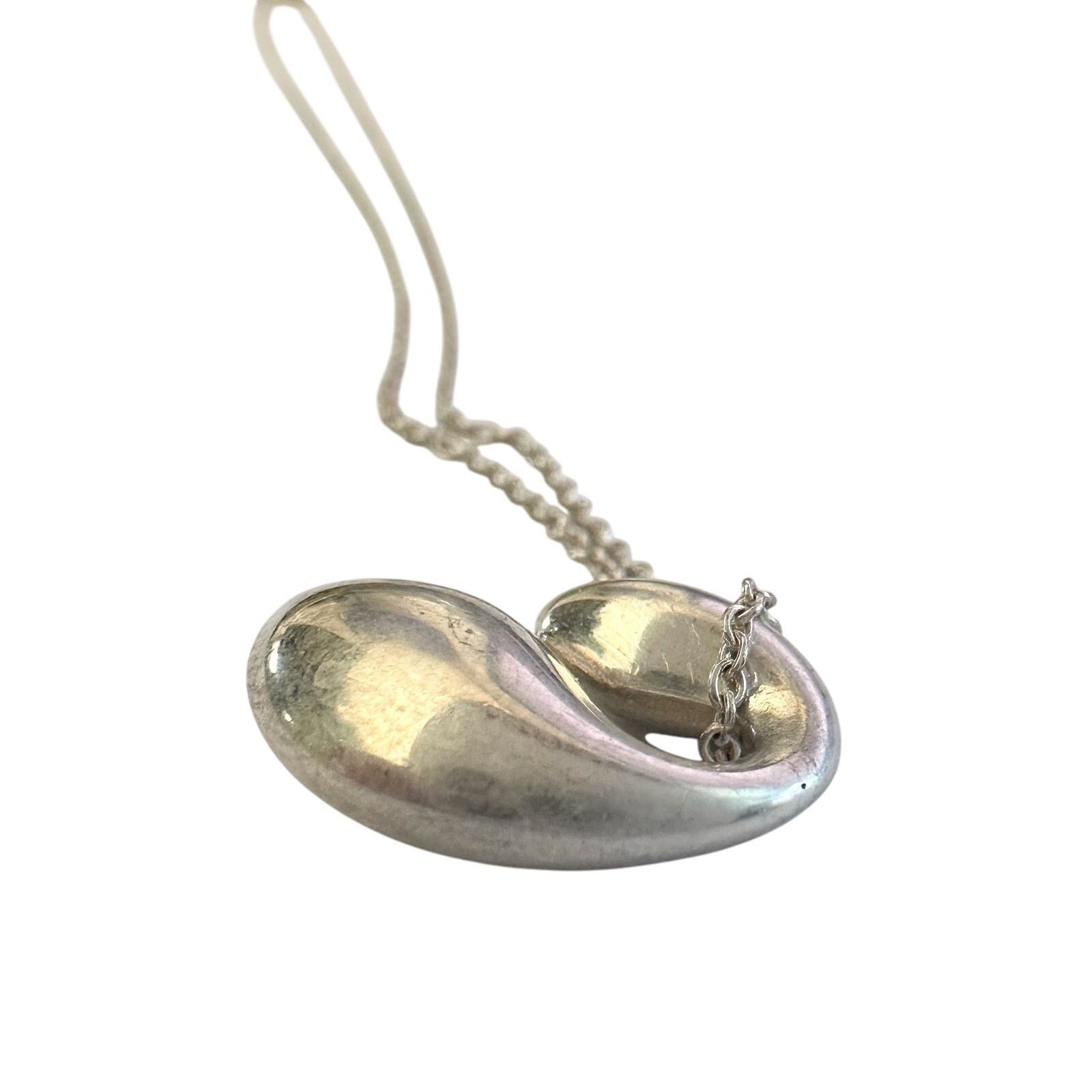 Tiffany & Co. Tiffany & Co Elsa Peretti Double Teardrop Necklace Size ONE SIZE - 5 Thumbnail