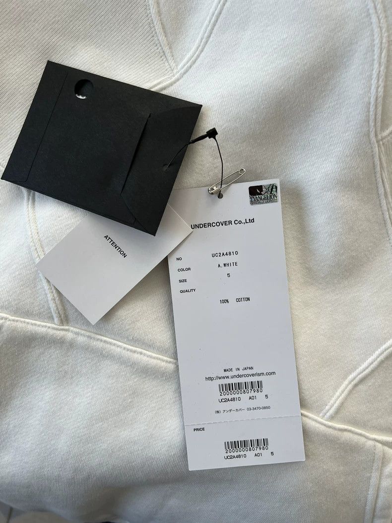 Undercover undercover Evangelion Collection in White hoodie 2502-Next Size US XXL / EU 58 / 5 - 6 Thumbnail