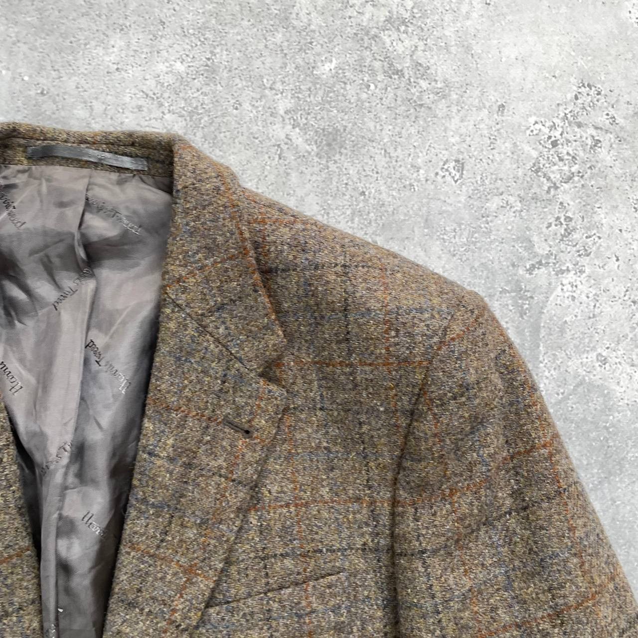 Harris Tweed Vintage Harris Tweed Walbusch Wool Blazer Gray Size 29 Size 52R - 4 Thumbnail