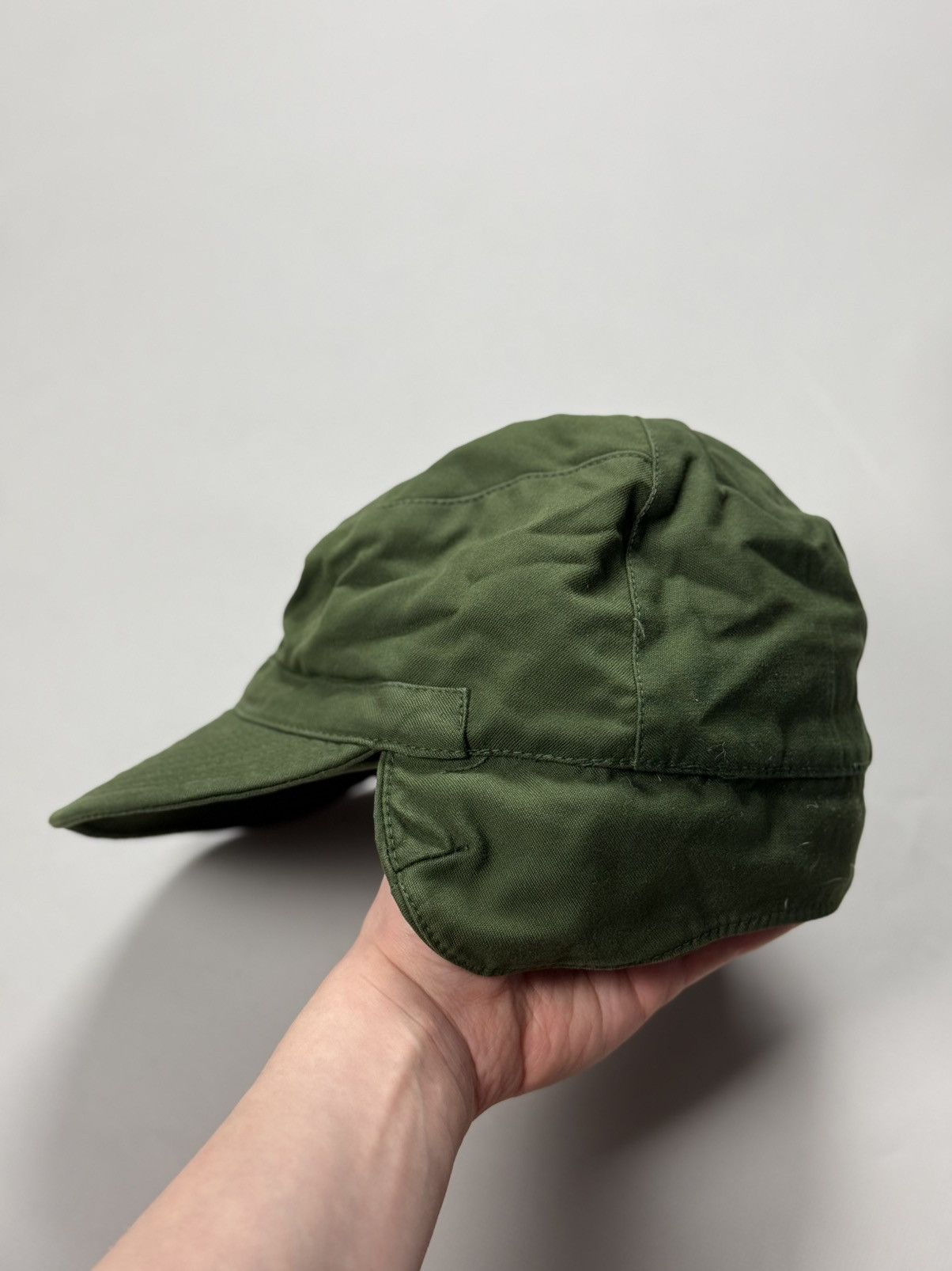 Vintage Vintage Swedish Army Military Earwarmer Flap Ear Cap Hat Size ONE SIZE - 11 Thumbnail