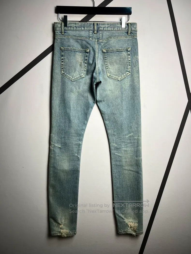 Saint Laurent Paris Saint Laurent Paris Double Knee Destroyed Jeans Size US 30 / EU 46 - 2 Thumbnail