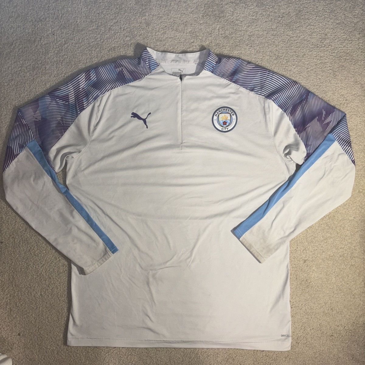 Puma Manchester City Puma Dry Cell Long Sleeve Mens Size XXL Size US XXL / EU 58 / 5 - 1 Thumbnail