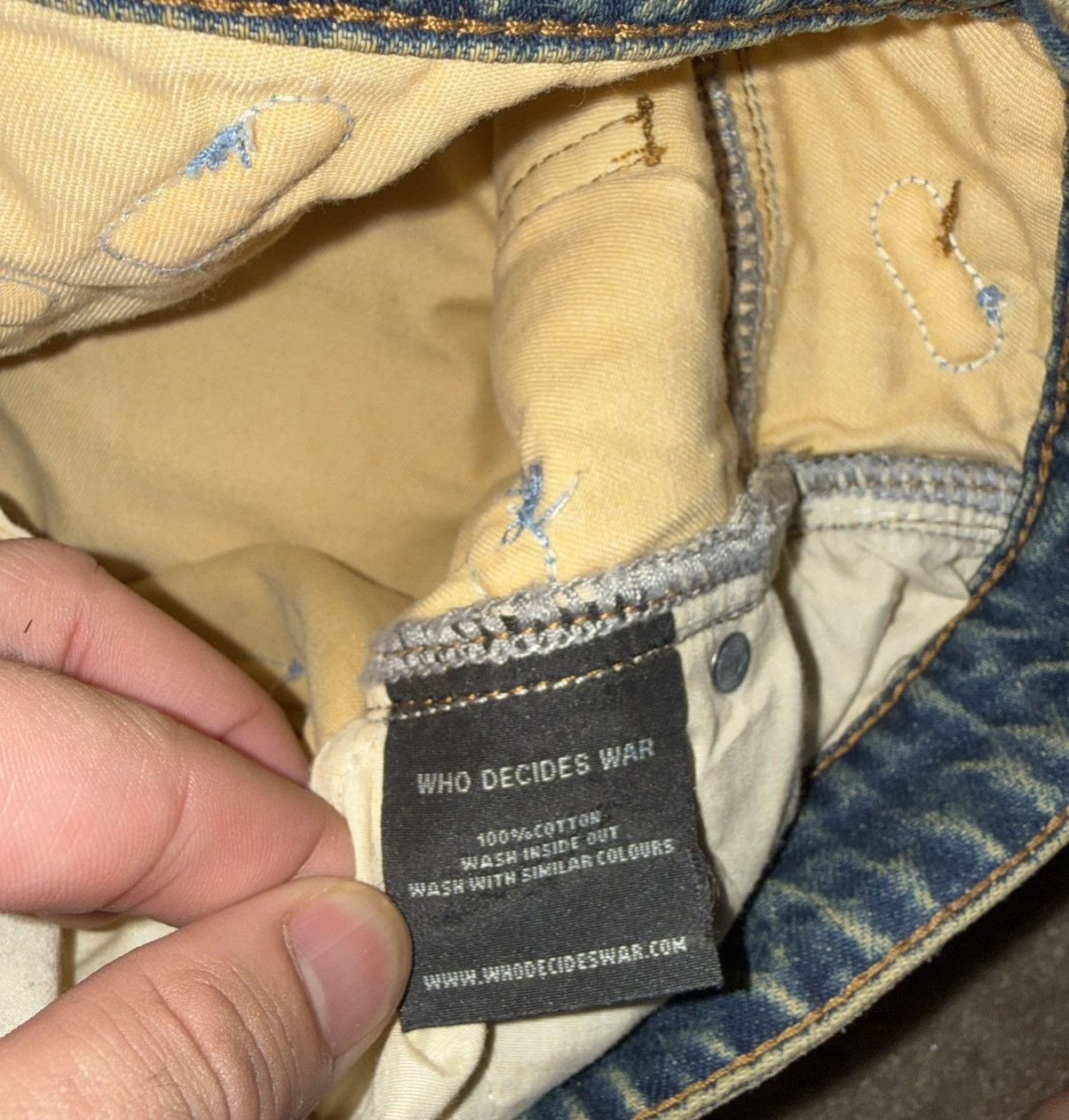 Who Decides War Who decides war thread plate denim Size US 34 / EU 50 - 7 Thumbnail