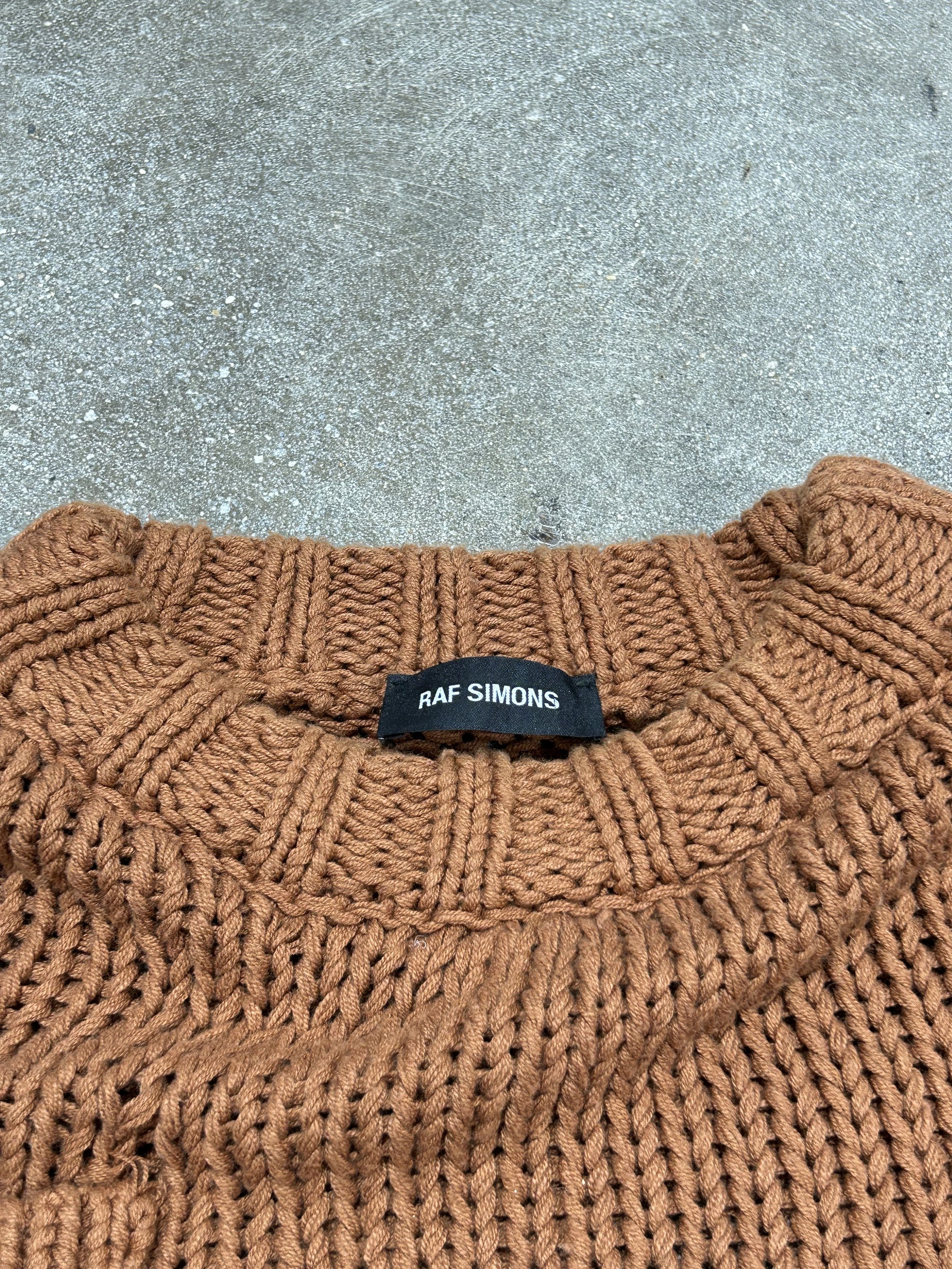Raf Simons RAF Simons Oversized Disturbed Jacquard Sweater Size US S / EU 44-46 / 1 - 2 Thumbnail