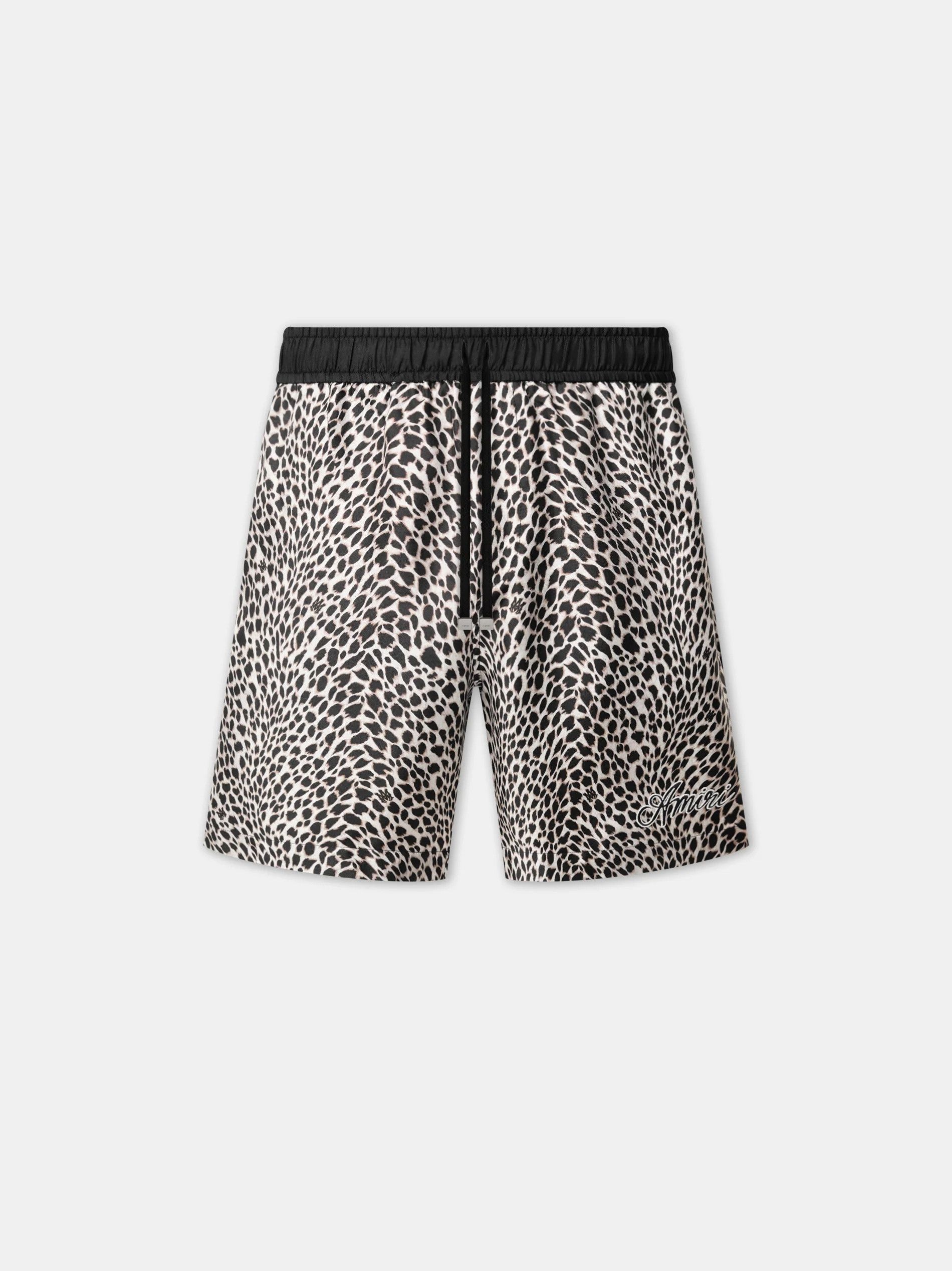 Amiri o1orln1025 MA Leopard Short in Black/White Size US 36 / EU 52 - 1 Thumbnail