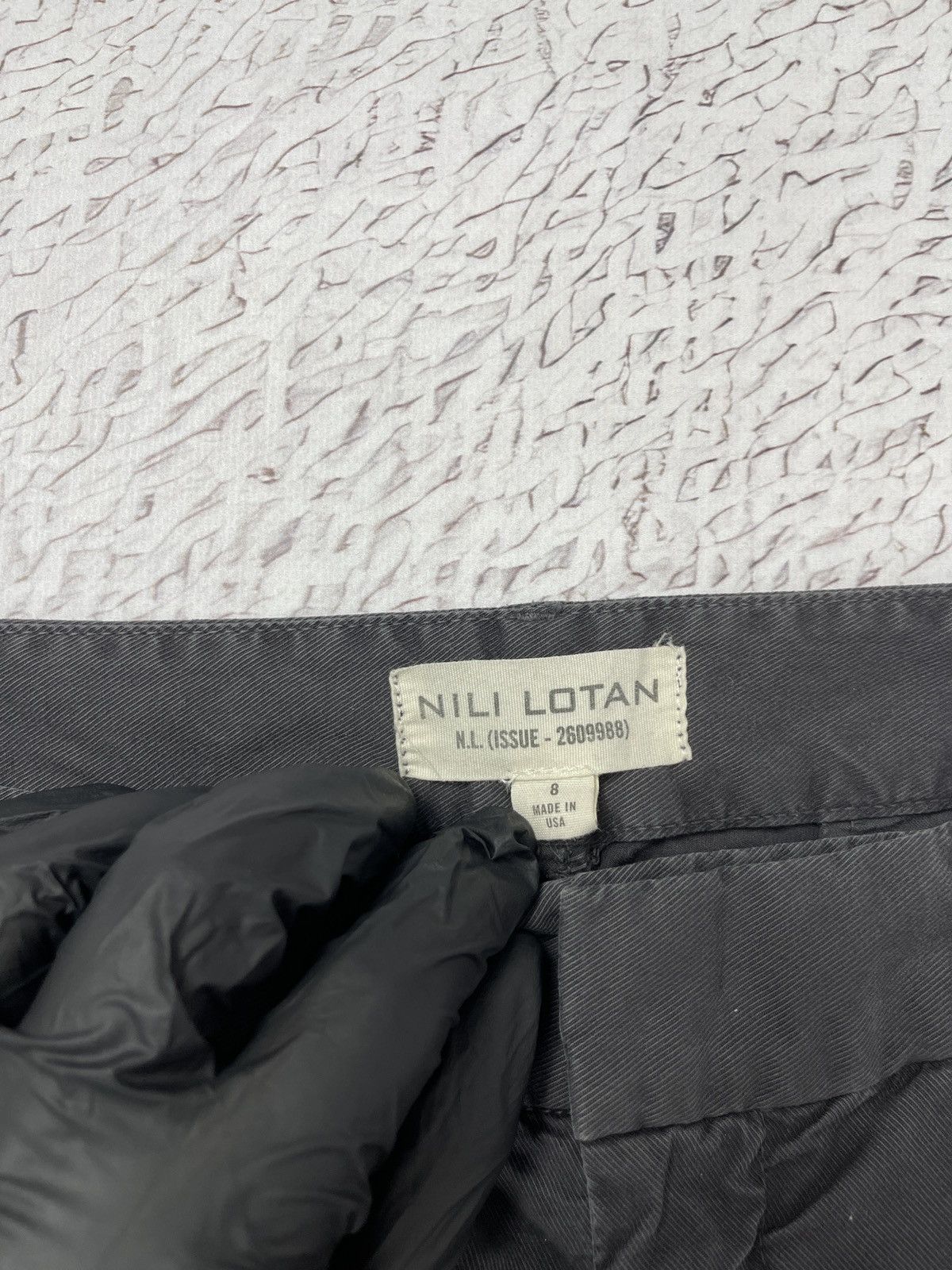 Nili Lotan Nili Lotan Pants Grey Drop Crotch Baggy Trousers Side Stripe Size 30" / US 8 / IT 44 - 11 Thumbnail