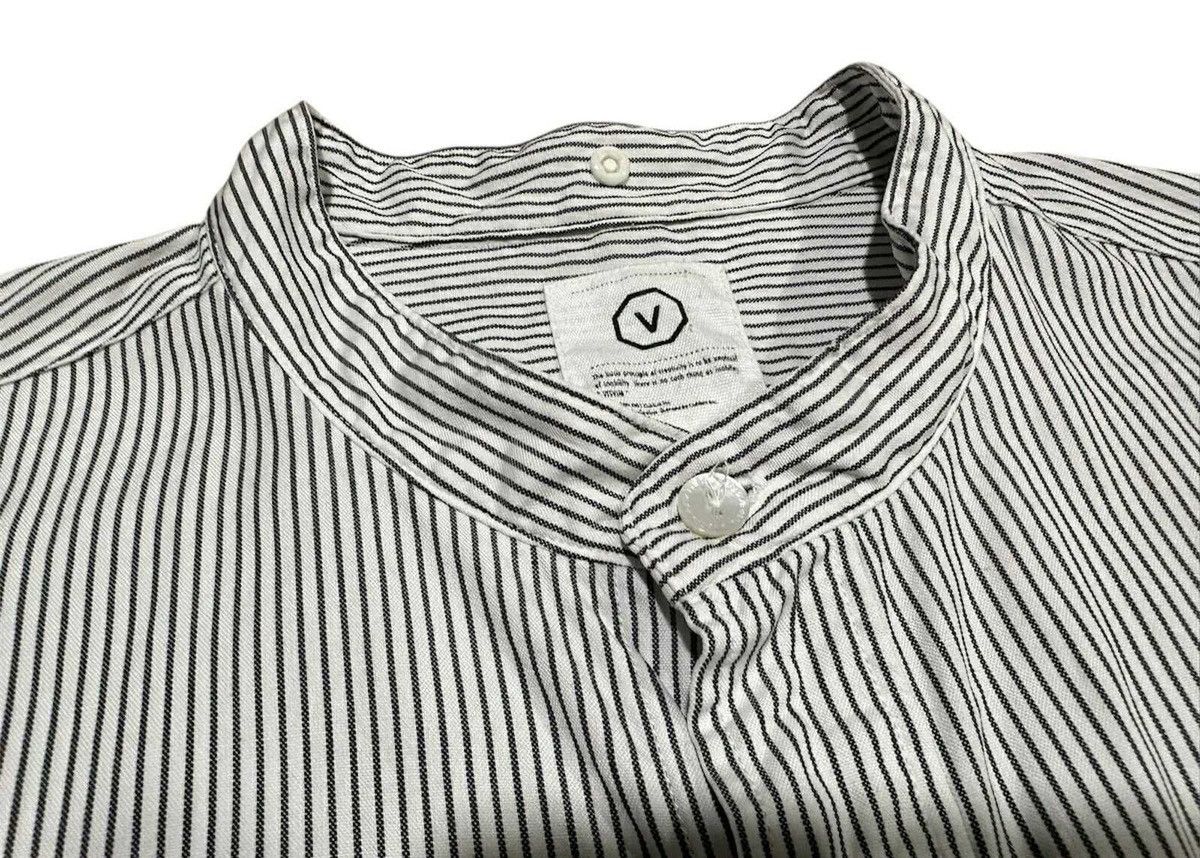 Visvim 🔥Visvim Striped Shirt L/S Mandarin Collar Size US L / EU 52-54 / 3 - 4 Thumbnail